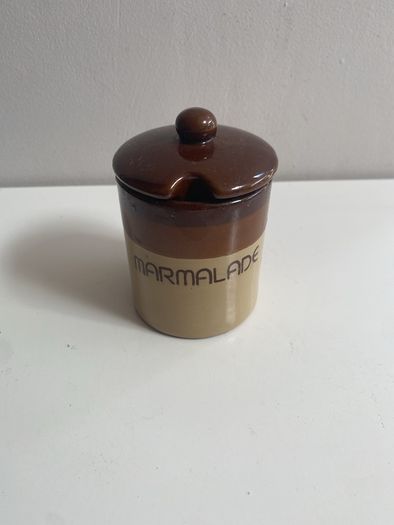 Vintage  pottery marmalade Jar