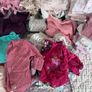 Baby girl wardrobe outfits 0-3 m snow onesies babygrows vests tops dresses hats blankie Image 3