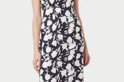 Hobbs navy and white dress size 12 New