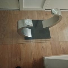 Glass coffee table