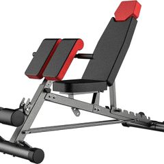 Multi-Functional FID Weight Bench for Full All-in-One Body Workout  Hyper Back Extension, Roman Chair, Adjustable Ab Sit up Bench, Incline Decline Bench, Flat Bench