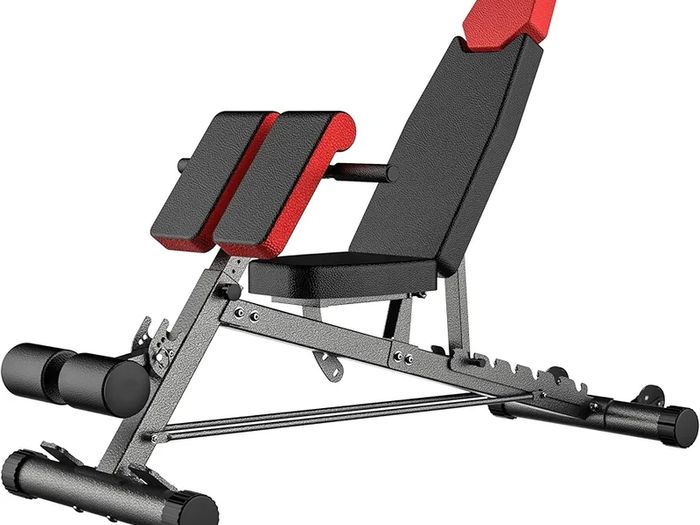 Multi-Functional FID Weight Bench for Full All-in-One Body Workout Hyper Back Extension, Roman Chair, Adjustable Ab Sit up Bench, Incline Decline Bench, Flat Bench