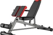 Multi-Functional FID Weight Bench for Full All-in-One Body Workout Hyper Back Extension, Roman Chair, Adjustable Ab Sit up Bench, Incline Decline Bench, Flat Bench