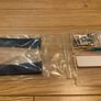 Omega style blue rubber strap with folding clasp. Replacement Watch Band Image 2