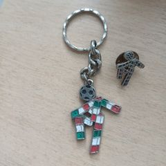 90s Italian world cup Keyring and tie pin