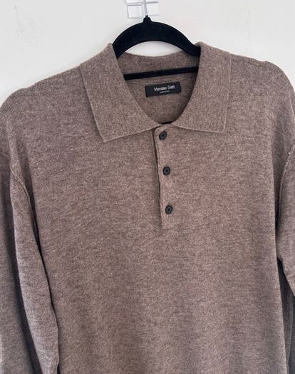 Massimo Dutti Yak wool blend polo knit