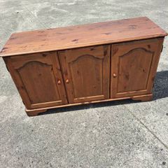 Lovely solid wooden cabinet on wheels