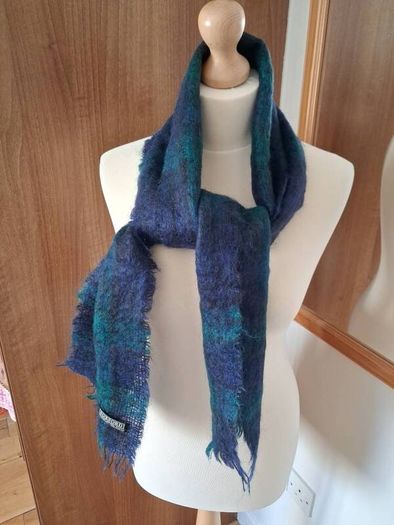 New Unworn Foxford Wool/Mohair Mix Scarf