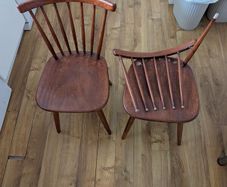 Free dining chairs needing restoration
