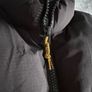 Pull&Bear Black & Mustard Yellow Puffer Gilet / Bodywarmer Image 4