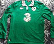 Ireland Canterbury Rugby Shirt - 3 Sponsor