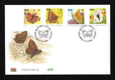 2000 Ireland Fauna & Flora (Butterflies) Commemorative Stamps An Post First Day Cover (FDC)