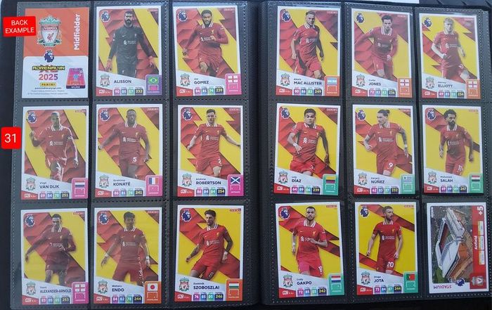 Liverpool Footbal Cards