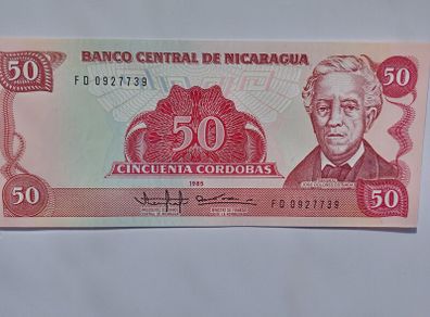Nicaraguan Banknote