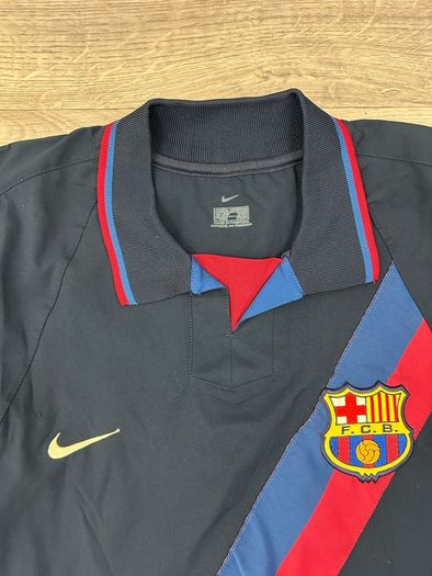 Genuine Vintage 2002 Nike Barcelona Away Henrik Larsson Jersey Shirt Mens XXL