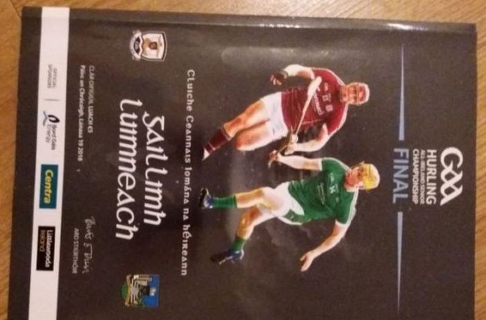 Limerick v Galway 2018 Match Program Souvenir