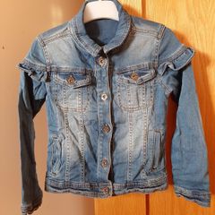 Girls denim jacket age 5-6 years