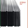 12 x Trapezoidal Sheet 129 cm x 45 cm = 7 m Roof Sheet for Tool Shed Image 2
