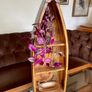 Wooden Boat Wall Shelf Vintage Nautical Decor Rustic Maritime Coastal Display Image 4