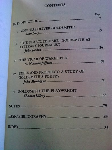 Goldsmith the gentle master Ireland Irish Oliver Goldsmith