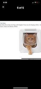 Smart l can work with cat tracker cat door flap collection or postage