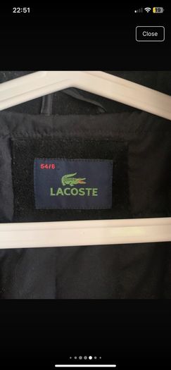 Lacoste Premium Wool Bomber Jacket Black