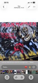 Iron Maiden NOTB / BOH Vinyl