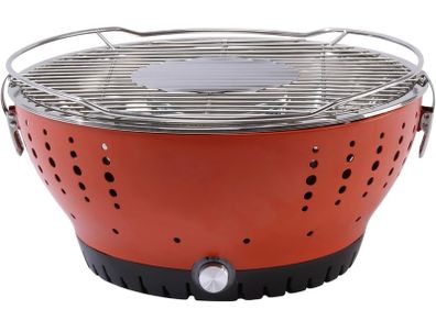 Yard Force Portable Charcoal Barbecue with Built-in Fan and USB Connection and Carry Bag