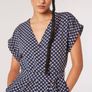 BNWT Apricot Egg Print Utility Culotte Jumpsuit Image 4