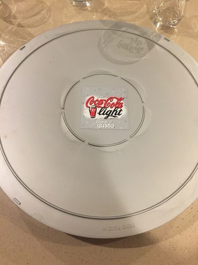 Coca Cola Twist Light Set tray + 3 glasses