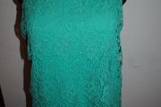 Klass green lace front top size UK14/16 EU42/44 Postage included