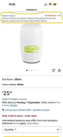 Food Flask 500ml