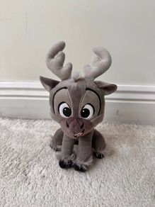 Disney Frozen Baby Sven Grey Reindeer Plush approx. 18 cm. loose horns
