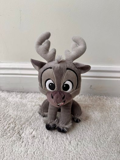 Disney Frozen Baby Sven Grey Reindeer Plush approx. 18 cm. loose horns