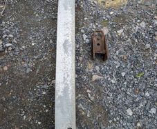 Mitsubishi rear bumper impact beam