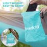 Camping Hammock - Lightweight Nylon Portable Hammock, Best Parachute Double Hammock for Backpacking, Camping, Travel, Beach, Yard. 105"(L) x 56"(W) Image 6