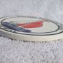 SAILING BARGE WILL (S.B. Will) - a vintage ceramic plaque issued by Overseas Containers Limited (c.1970s). 3.5" (90mm) diameter. Image 4