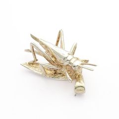 925 Sterling Silver Grasshopper Pendant