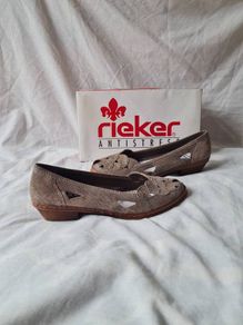 rieker comfort shoes daggy slip on Size 6 eu 39 brand new with box