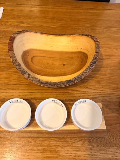 Meritage Natural Wooden Bowl