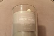 Luxury Amber Wood  lightly scented candle
