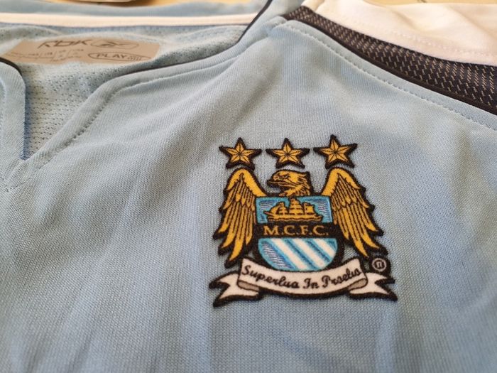 Manchester City Football Club Home Jersey 2006 to 2007 Childrens 11 to 12 Years Old