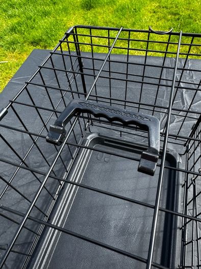 Small Dog Crate (Foldable) with Fray - Good Condition