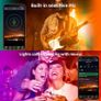 30m Led Strip Lights RGB Music Sync Color Changing, Led Lights with Smart App Control Remote, Led Lights for Bedroom Lighting Flexible Home Decoration Image 2