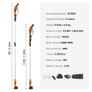 2-in-1 Cordless Pole Saw & Mini Chainsaw, 20V 2Ah Battery Pole Chainsaw, 12.7cm Cutting Capacity 243.8 cm Reach Pole Saw for Branch Cutting & Tree Image 2