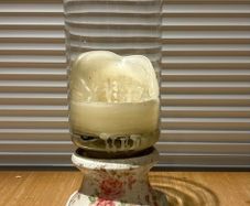 Glass Hurricane Candle Holder