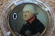 Frederick the Great | The old Fritz | enamel portrait coin