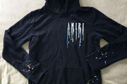 Amiri Embroidered paint hoodie