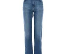 Weekend Max Mara High Rise Straight Leg Denim Jeans Blue UK12