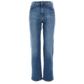 Weekend Max Mara High Rise Straight Leg Denim Jeans Blue UK12